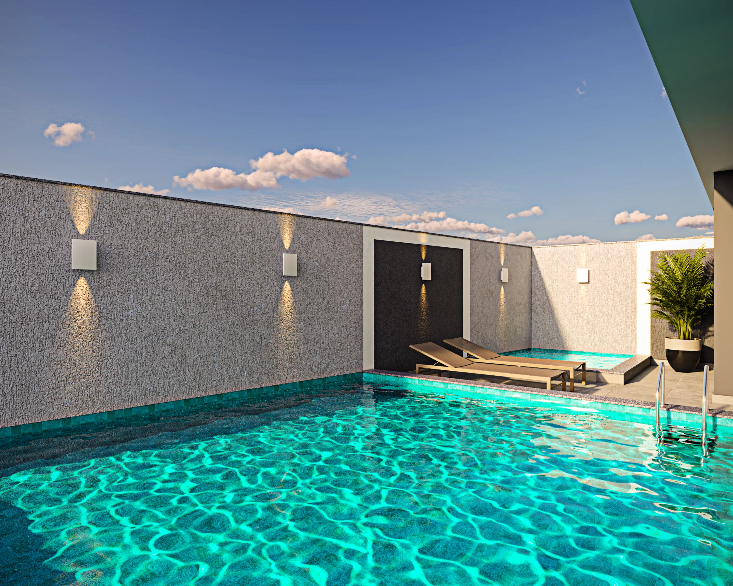 Piscina e Espaço Zen